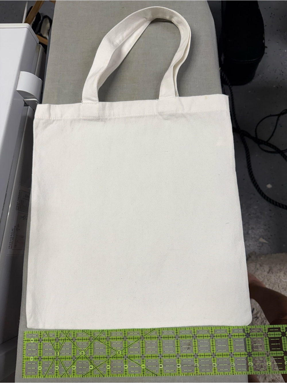 Canvas Bridal Tote Bag "Best day ever" Gold Print - Getting Ready / Day of Bag - Picture 2 of 8